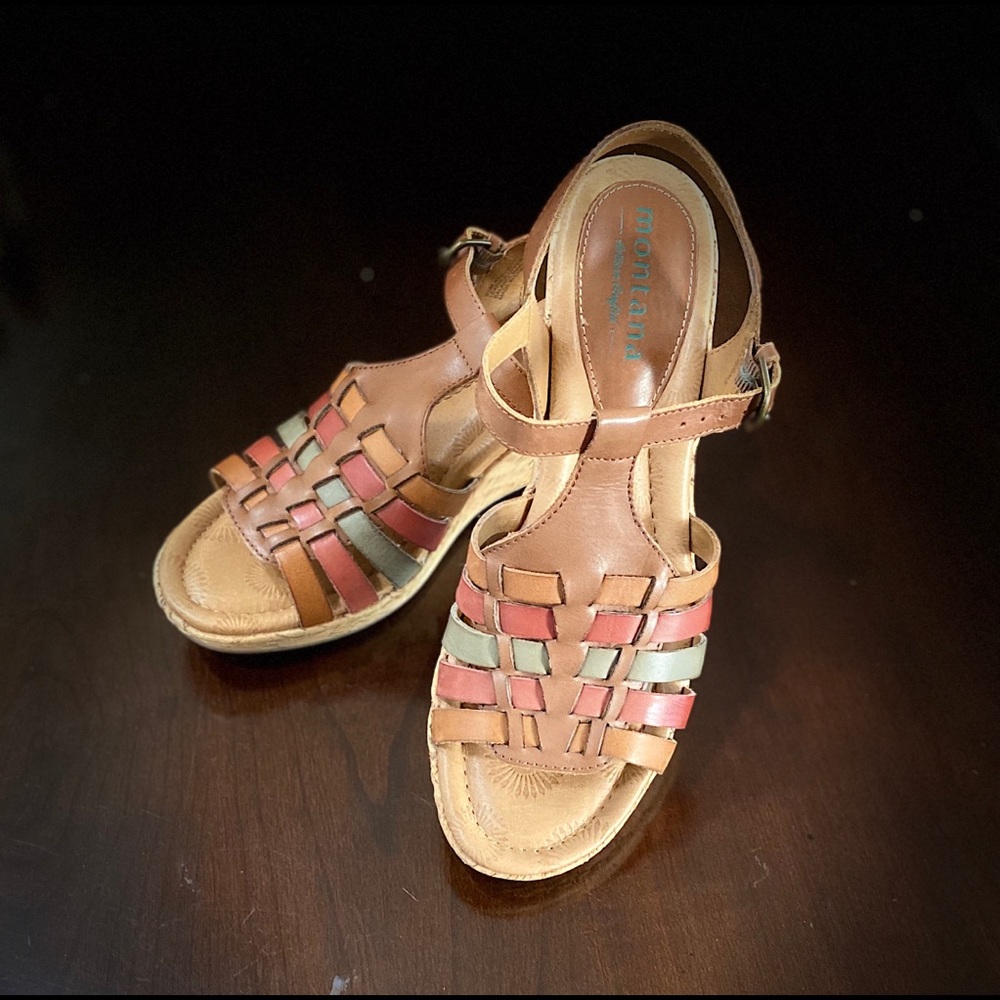 Montana Tri-Colored Sandles